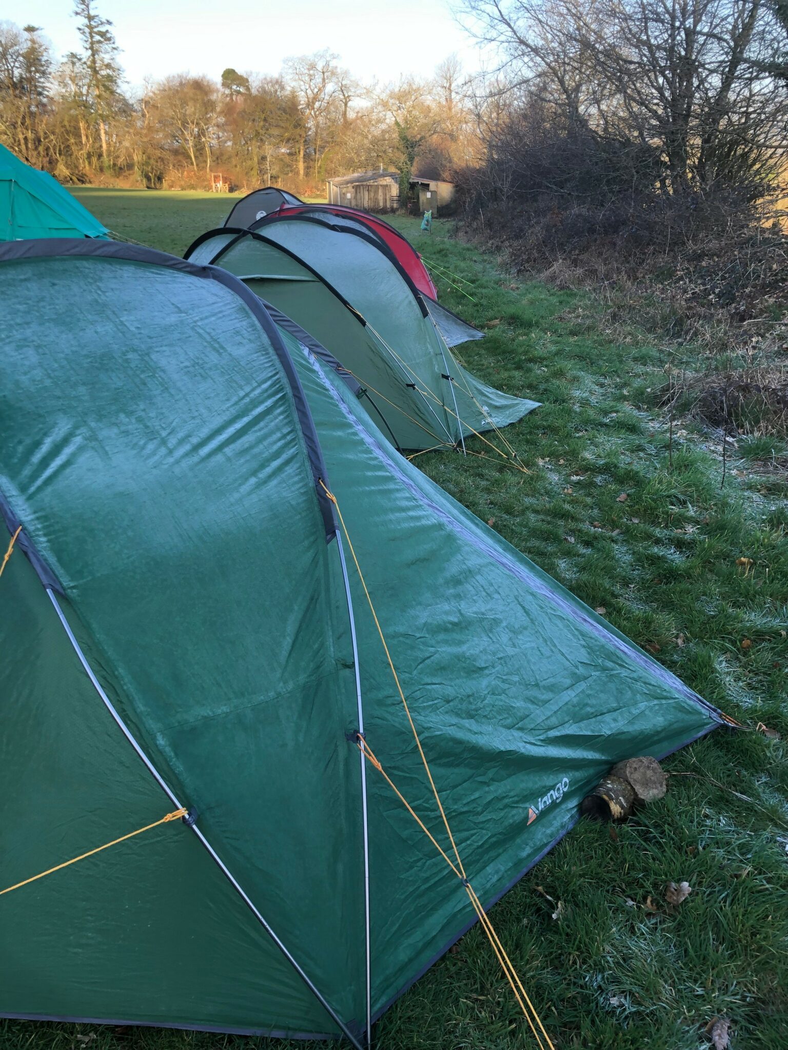 Frosty tent